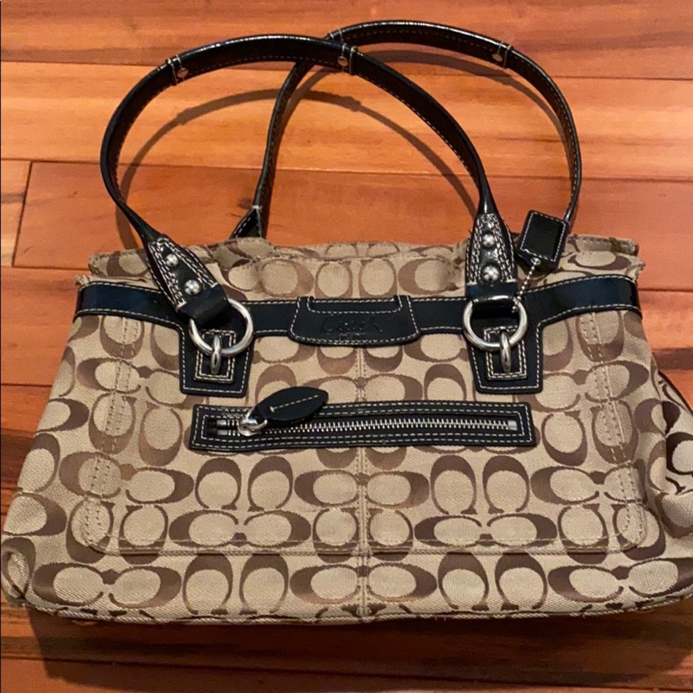 Coach hand bag